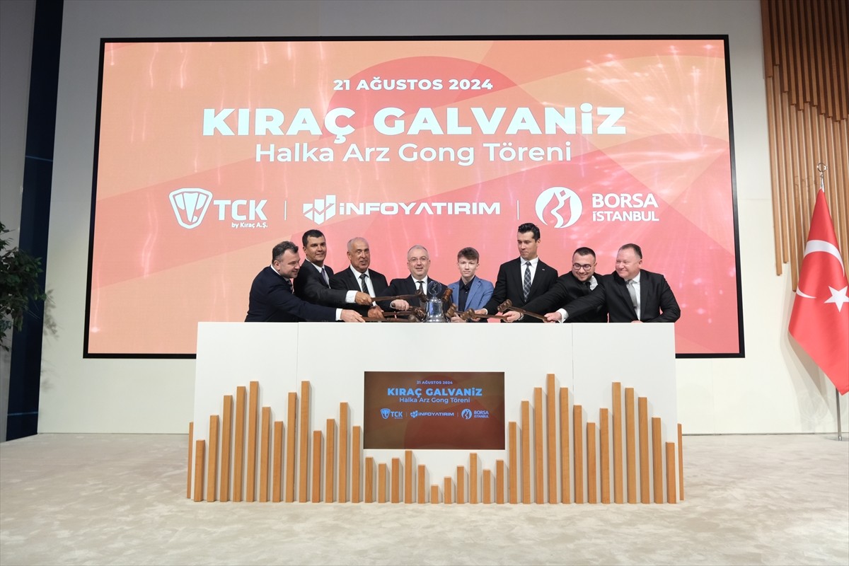 Kıraç Galvaniz Borsa İstanbul'da İşlem Görmeye başladı