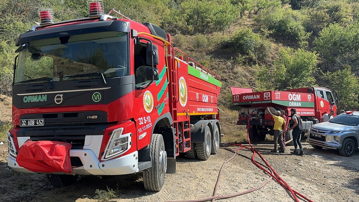 Isparta'da Orman Yangını Kontrol Altına Alındı