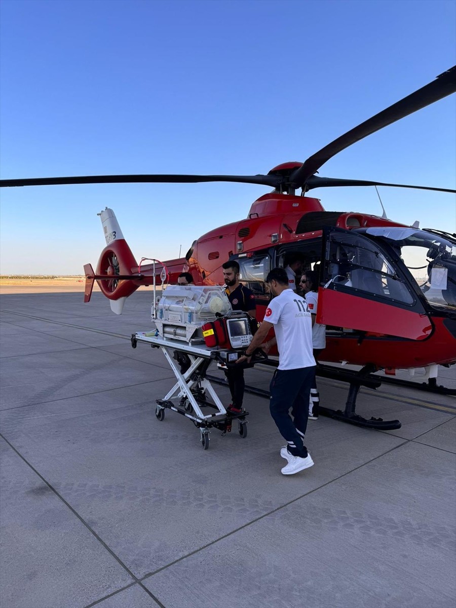 Mardin'de Acil Durum: Bebek İçin Ambulans Helikopter Gönderildi