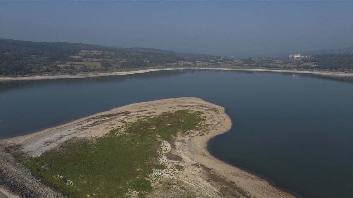 Bolu'da Gölköy Baraj Gölü'nde Yarım Ada Görüntüsü