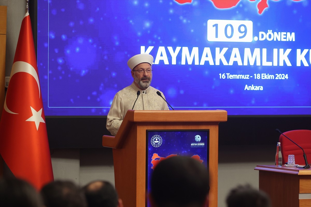 Diyanet İşleri Başkanı Erbaş'tan Kaymakam Adaylarına Önemli Mesajlar