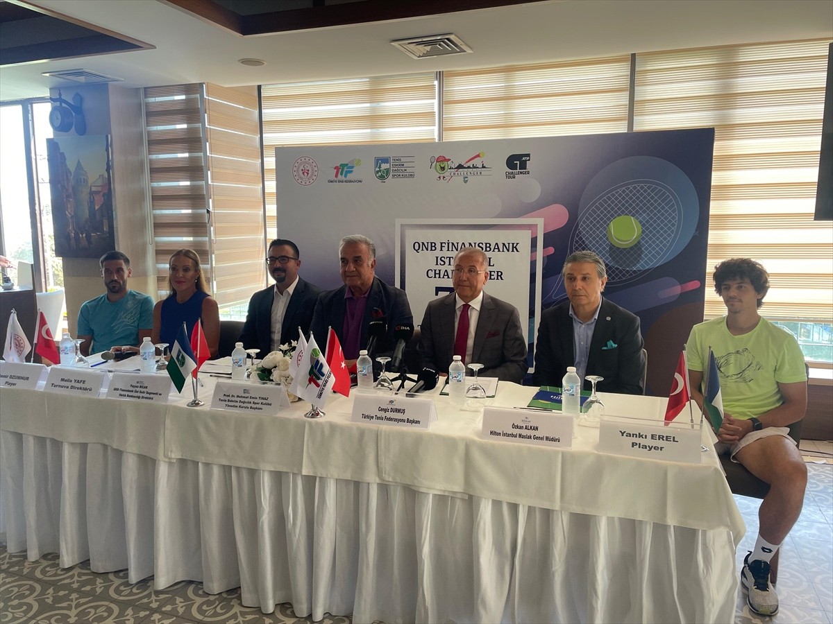 QNB Finansbank İstanbul Challenger TED Open Tenis Turnuvası Basın Toplantısı Yapıldı