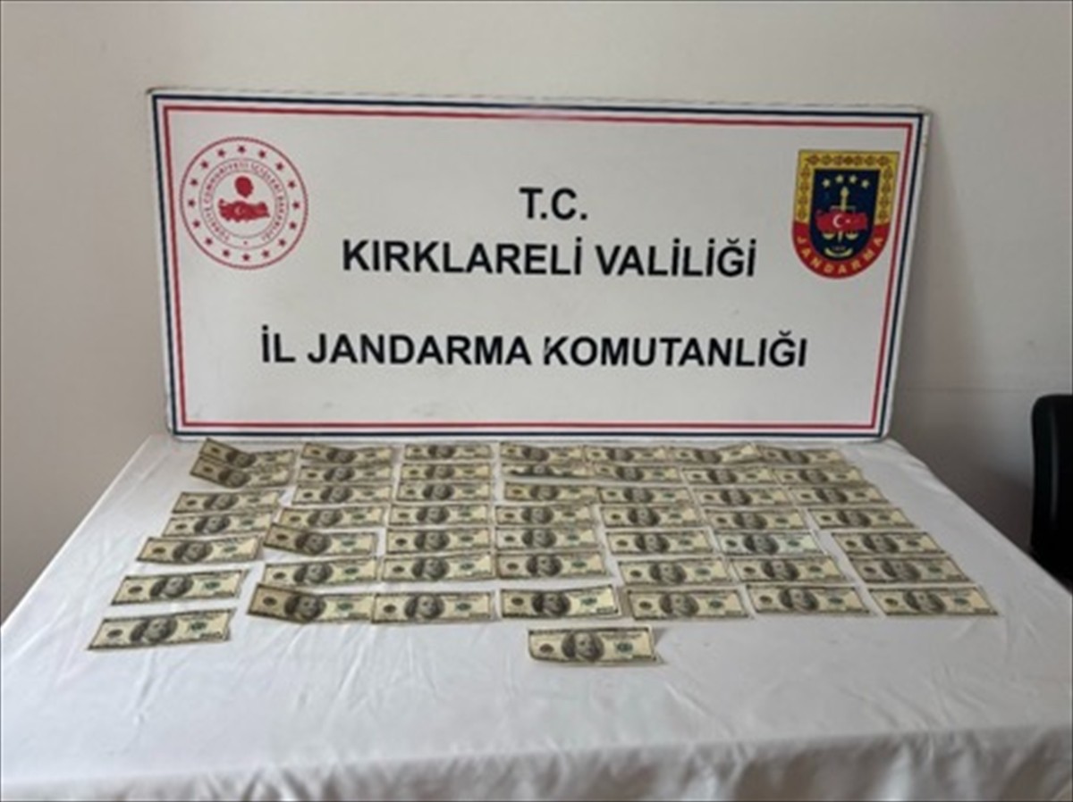 Kırklareli'nde Sahte Dolar Operasyonu: 5 Bin Dolar Ele Geçirildi