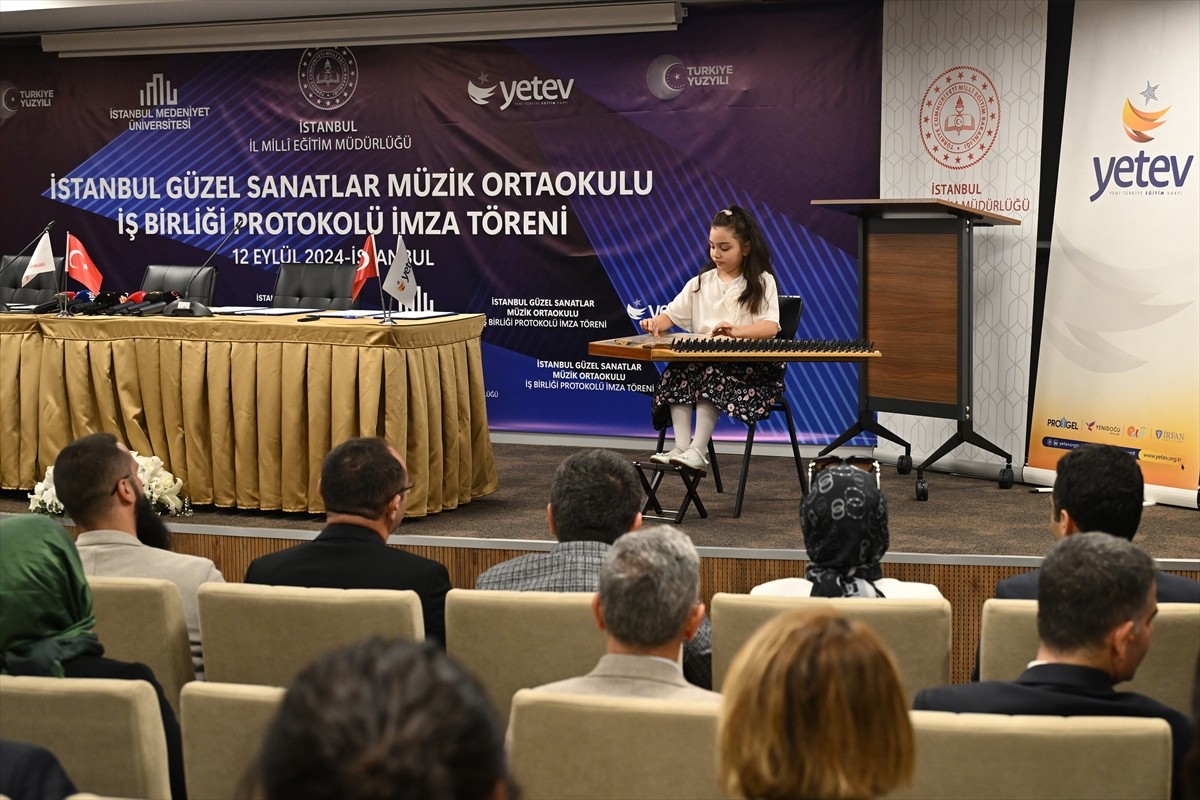 İstanbul'da İlk Müzik Ortaokulu ile YETEV Arasında Önemli İşbirliği Protokolü İmzalandı