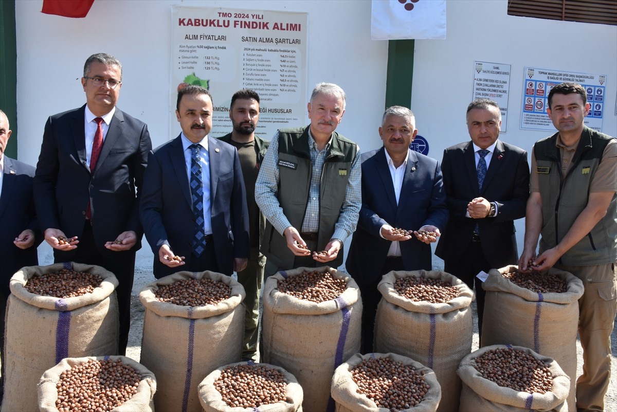 TMO Genel Müdürü Güldal, Fındık Alım Depolarını Ziyaret Etti