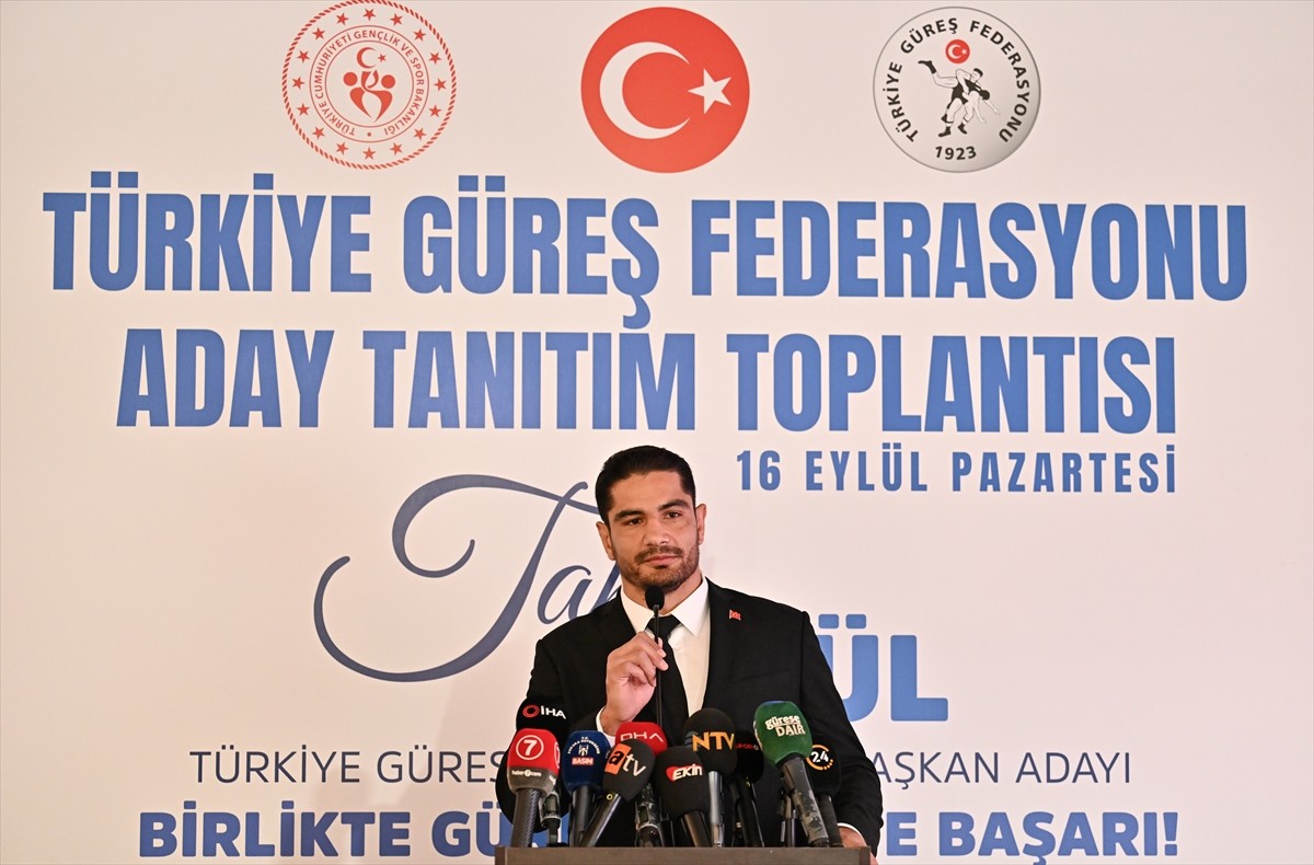 Taha Akgül, Türkiye Güreş Federasyonu Başkanlığı için Projelerini Paylaştı