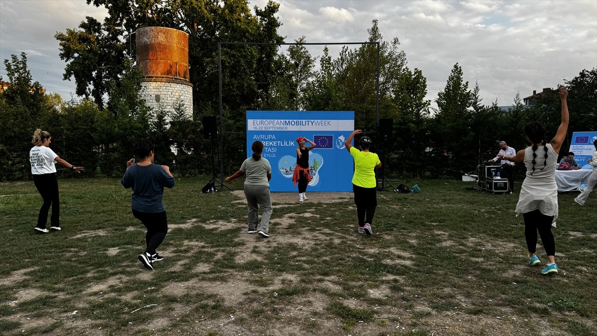 Kırklareli'nde Zumba ile Avrupa Hareketlilik Haftası Coşkusu