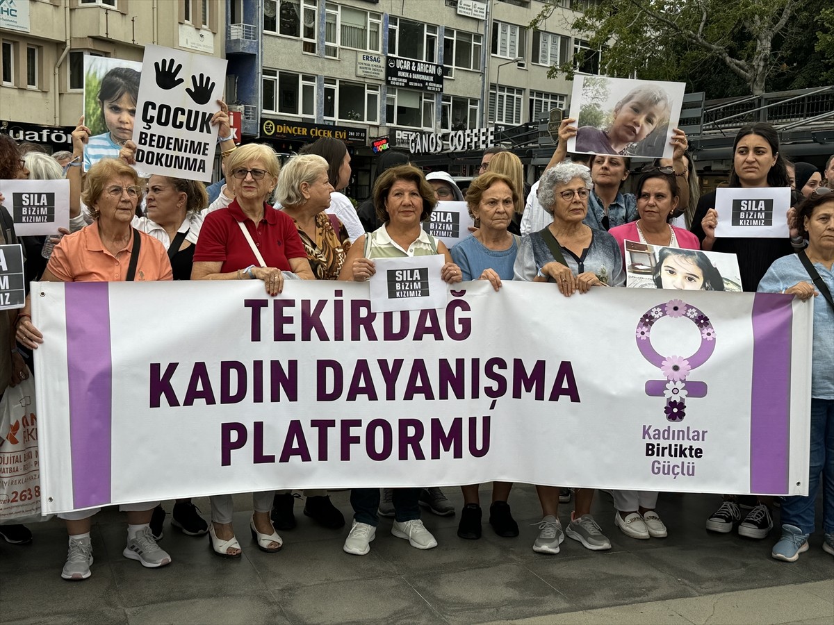 Tekirdağ'da Çocuk İstismarı ve Cinayetlerine Protesto