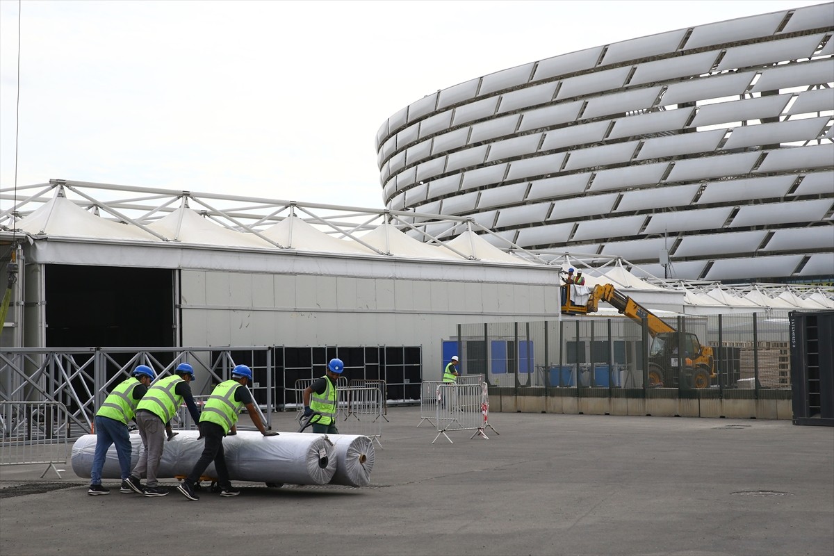 Azerbaycan COP 29 İçin Geçici Tesisler Kuruyor