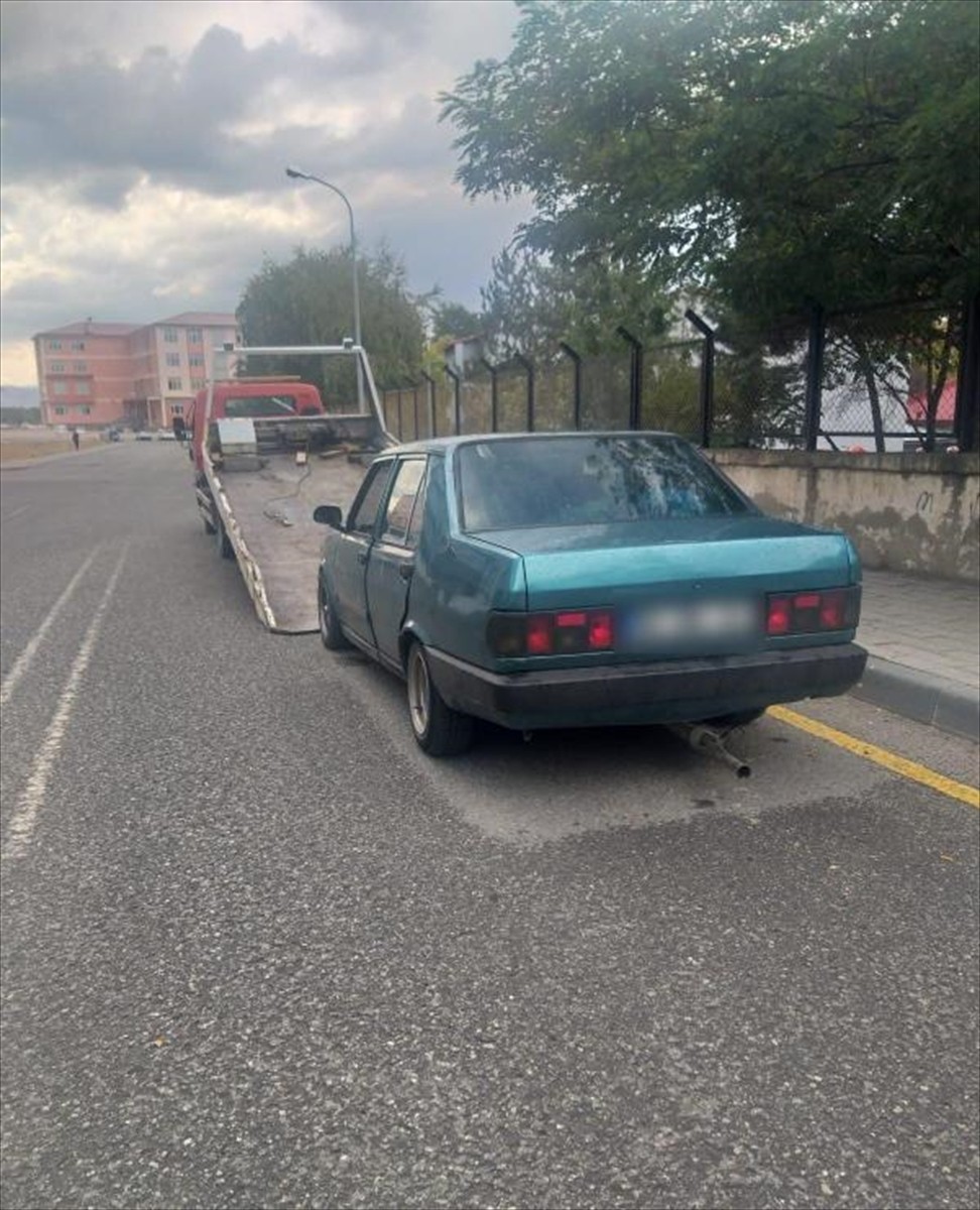 Erzurum'da Gürültülü Egzoza Ceza Uygulandı