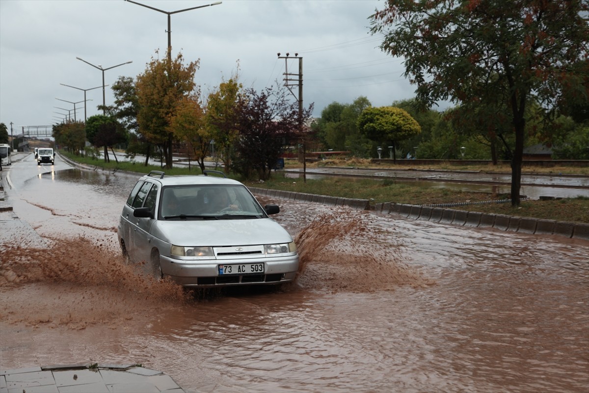 Bitlis Ahlat'ta Şiddetli Yağışlar Sel ve Taşkınlara Yol Açtı