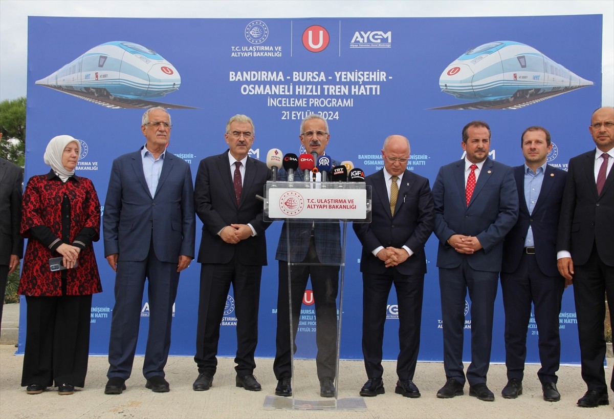 Bursa Hızlı Tren Projesi İncelendi: Ulaşım Süreleri Kısalacak