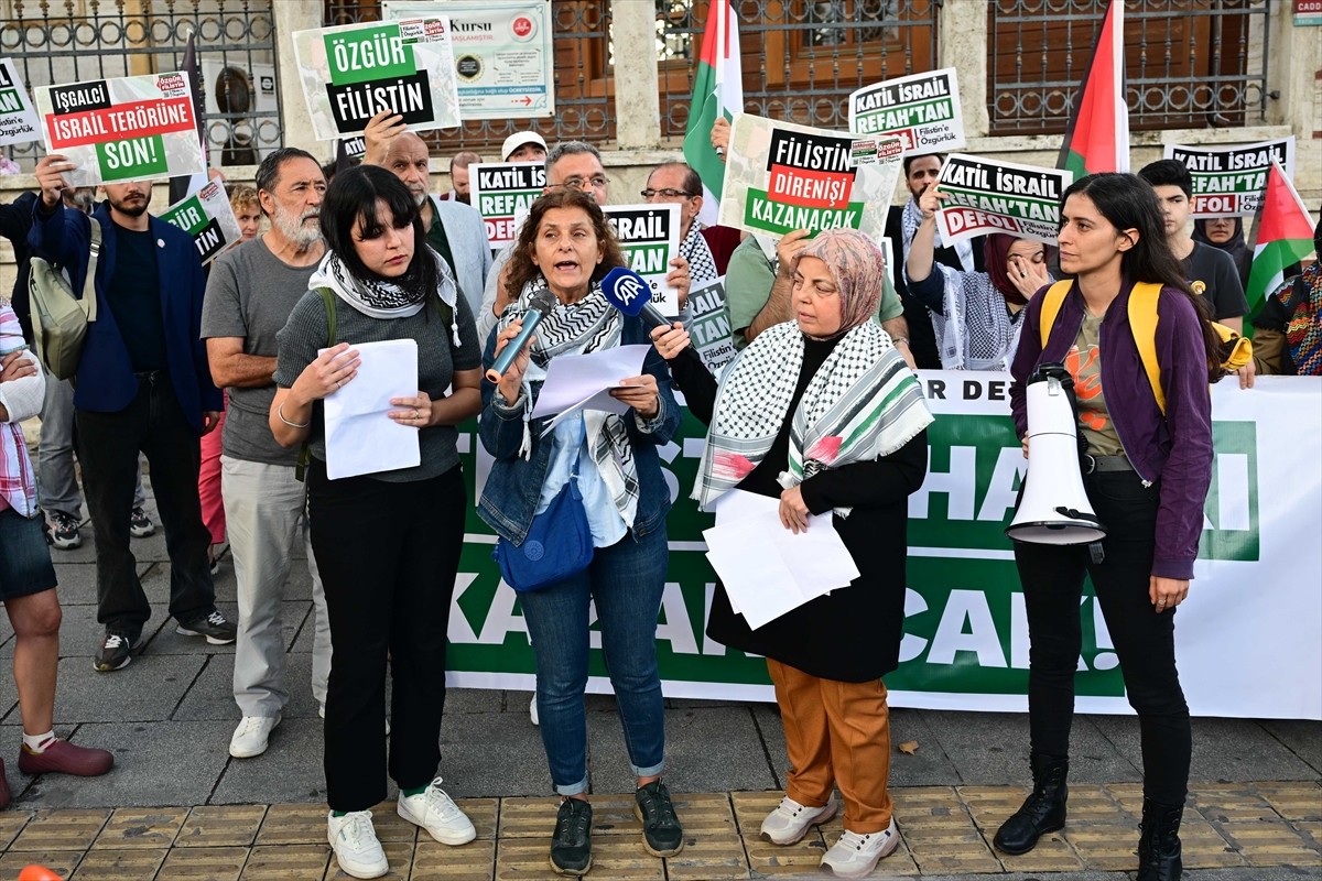 Filistin Özgürlük Platformu, Gazze'ye Destek İçin Toplandı