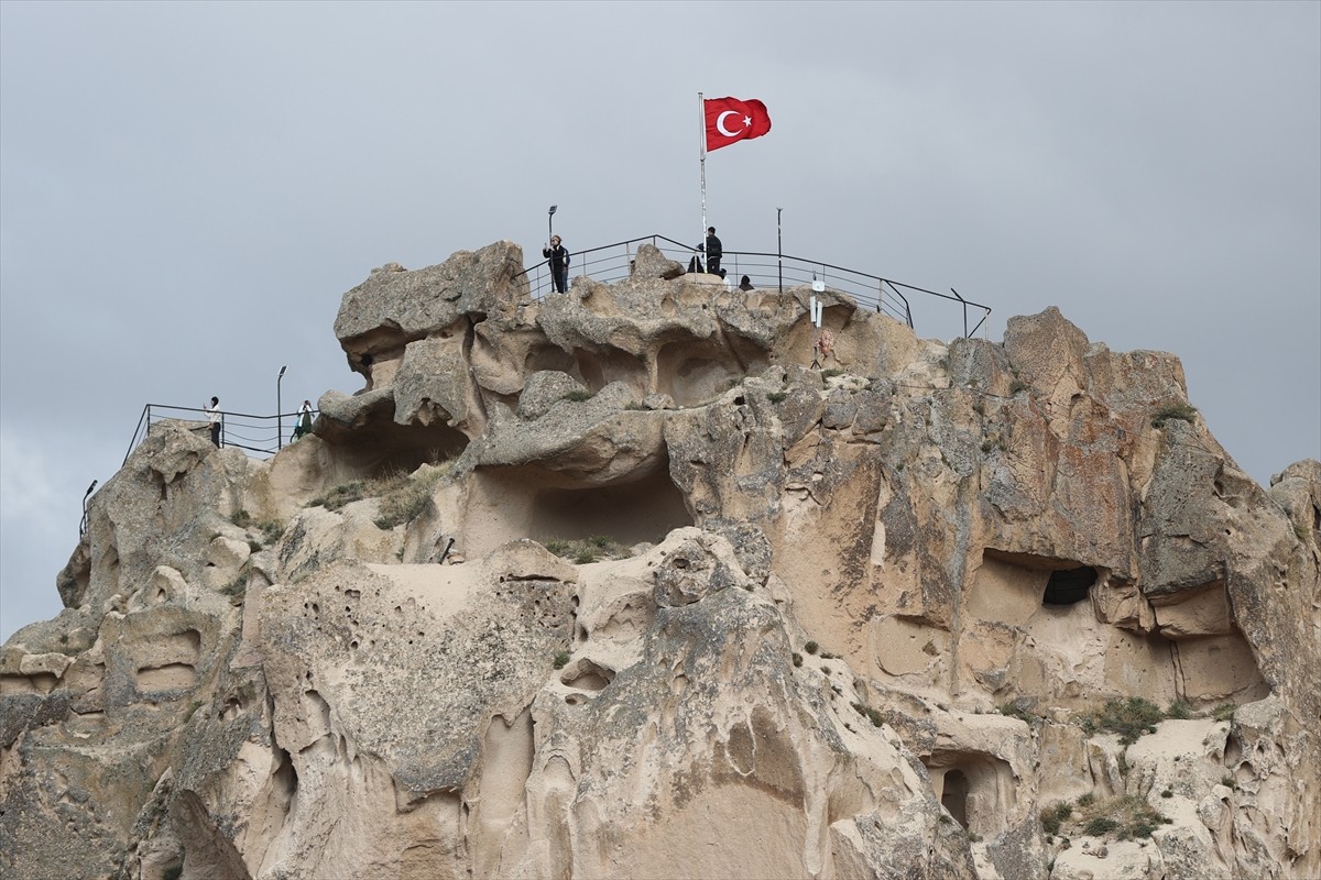 Kapadokya'yı Uçhisar Kalesi'nden 211 Bin Turist Ziyaret Etti