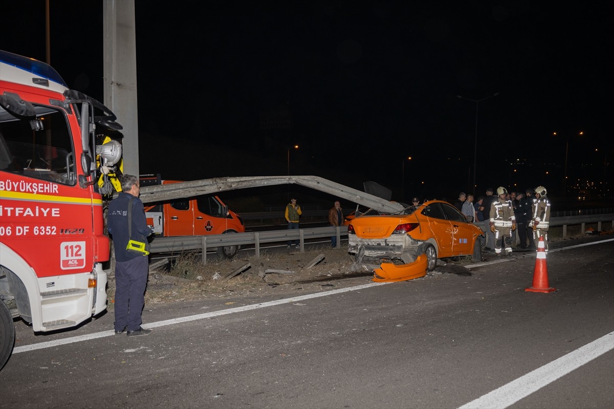 Ankara'daki Trafik Kazasında Taksi Şoförü Hayatını Kaybetti