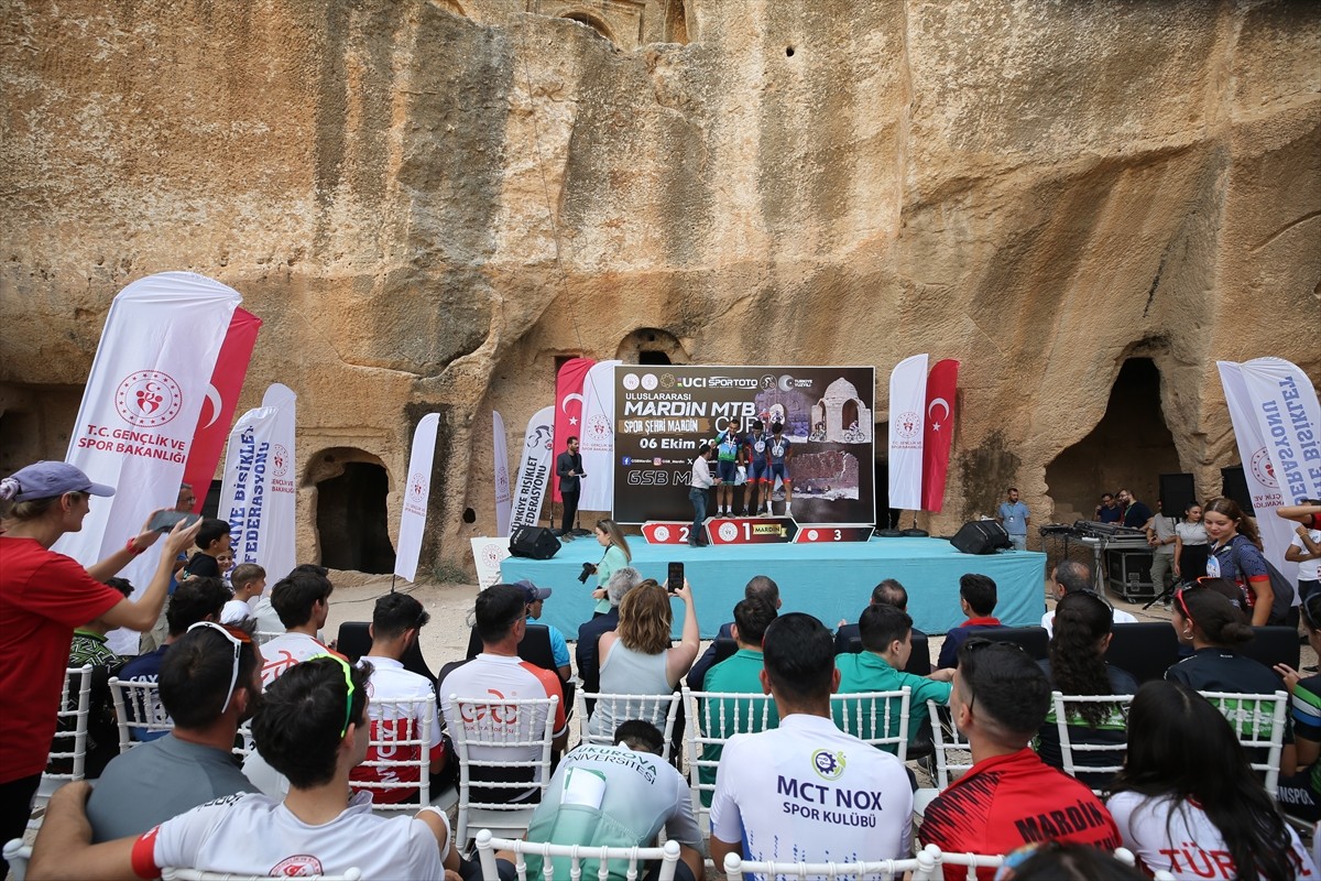 Mardin'de Uluslararası MTB Cup Dağ Bisikleti Yarışları Heyecanı