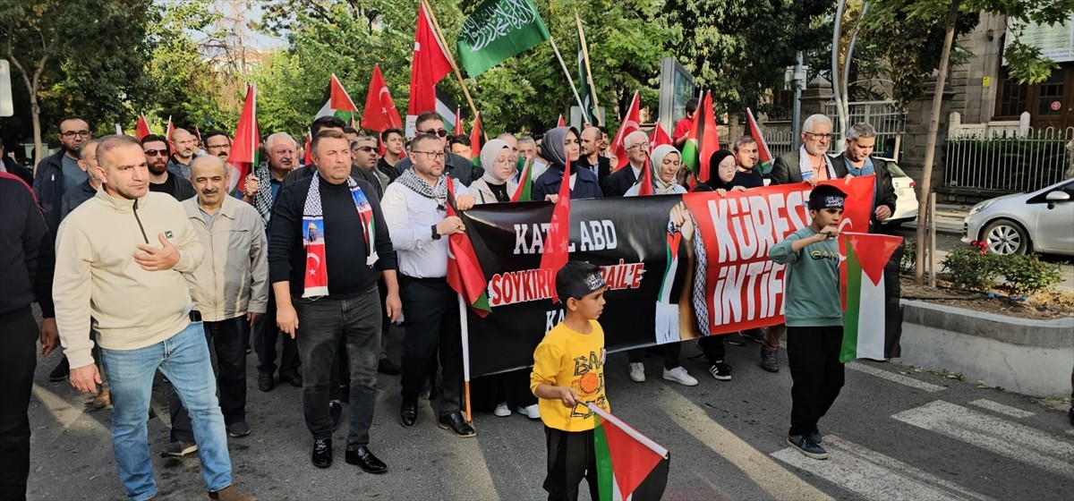 Afyonkarahisar ve Aksaray'da Filistin'e Destek Yürüyüşü