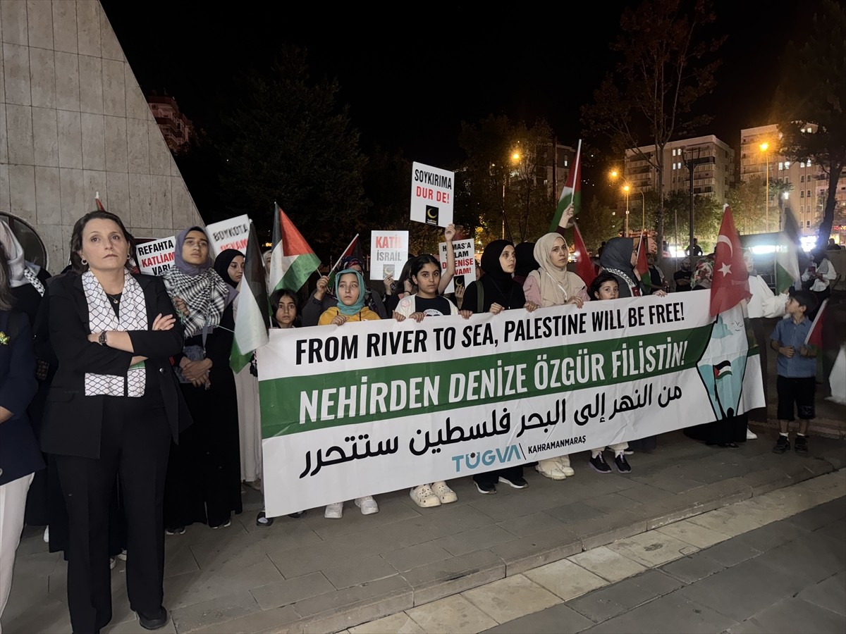 İsrail'in Saldırıları Protesto Edildi