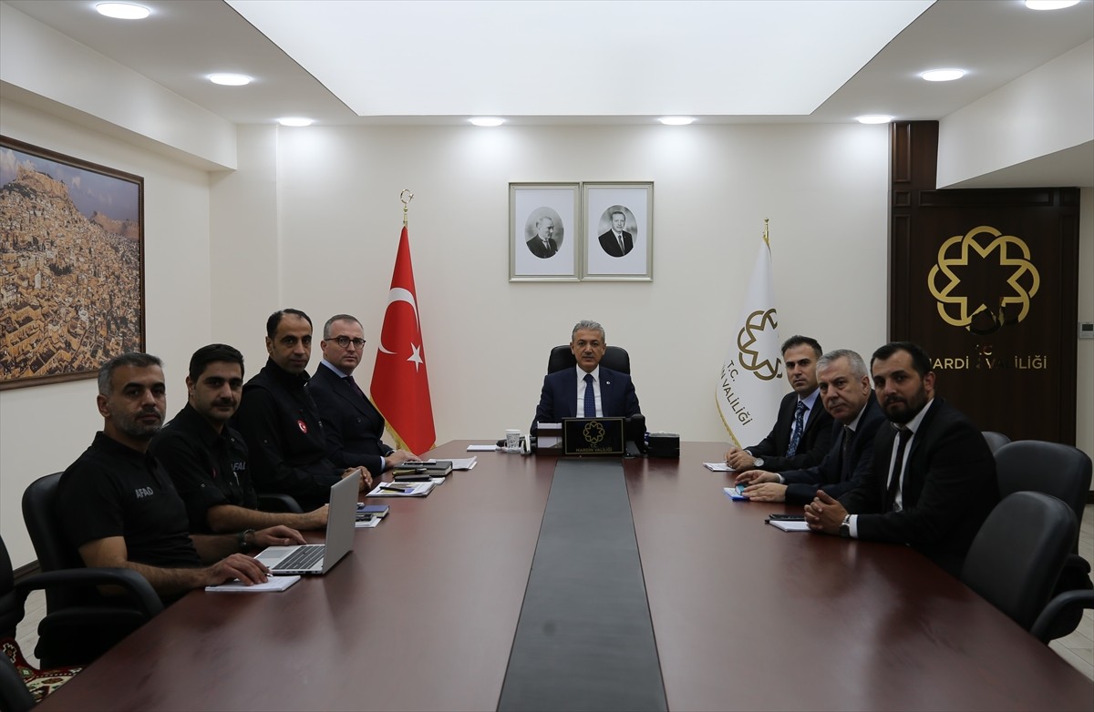 Mardin'de Afet Yönetimi İçin Toplantı Gerçekleştirildi