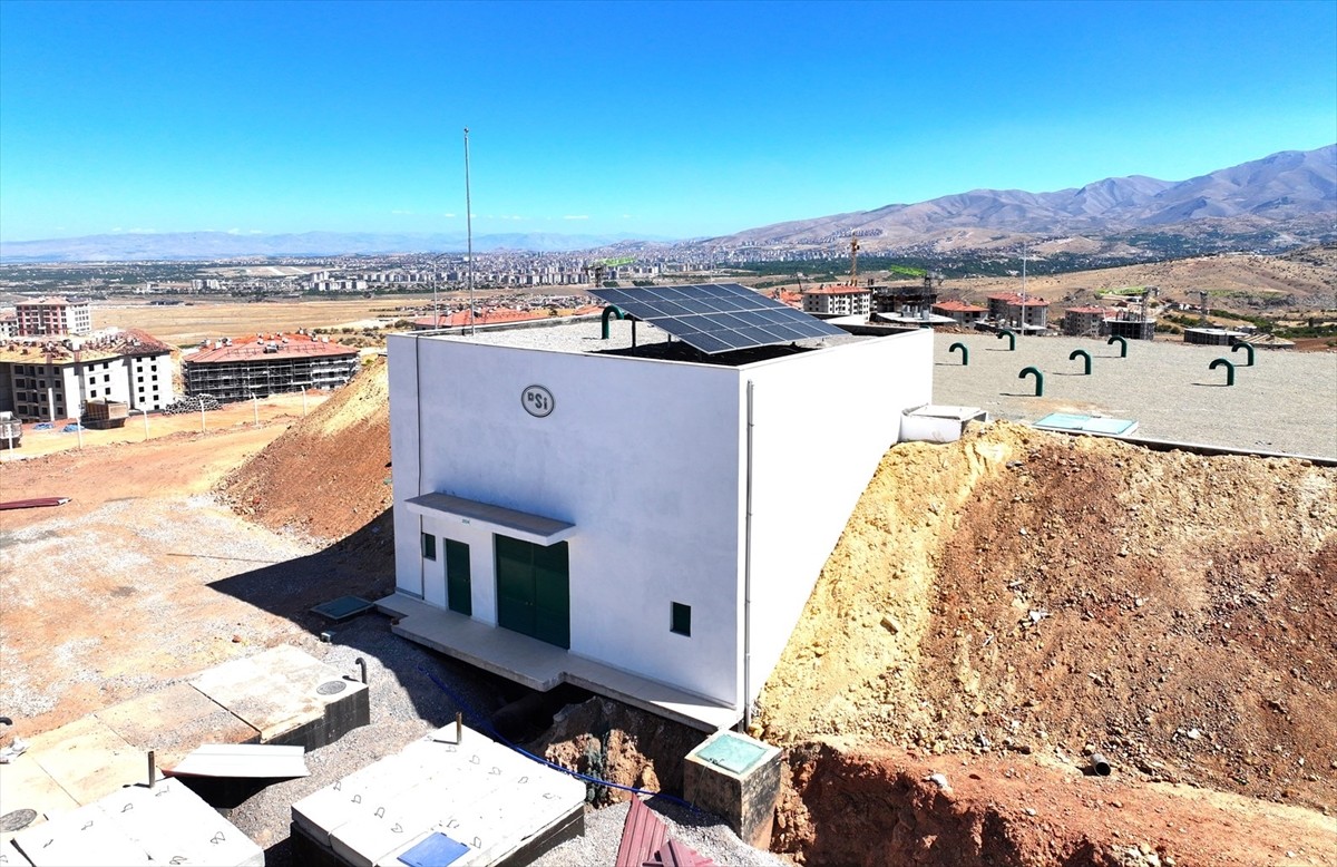 Malatya İkizce Deprem Konutlarına Su İsale Hattı Tamamlandı