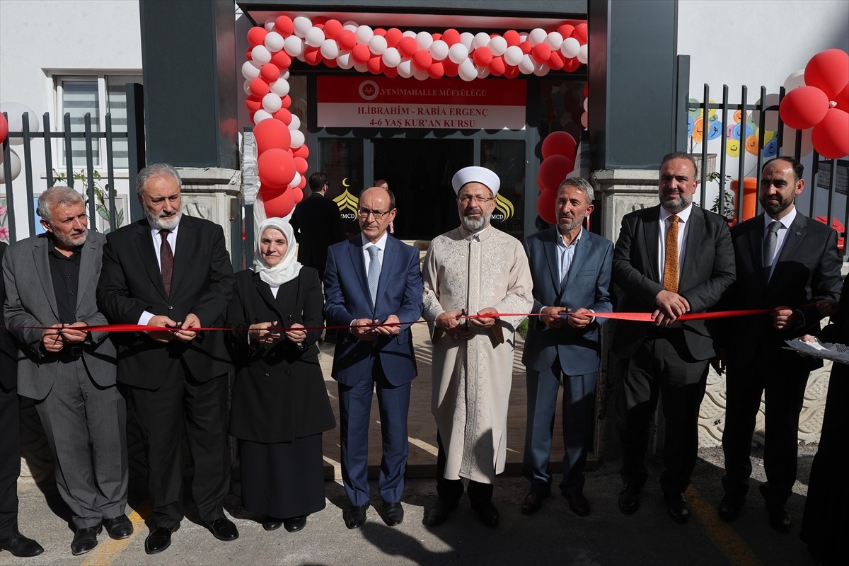 Diyanet İşleri Başkanı Ali Erbaş'tan Yeni Kur'an Kursu ve Gençlik Merkezi Açılışı