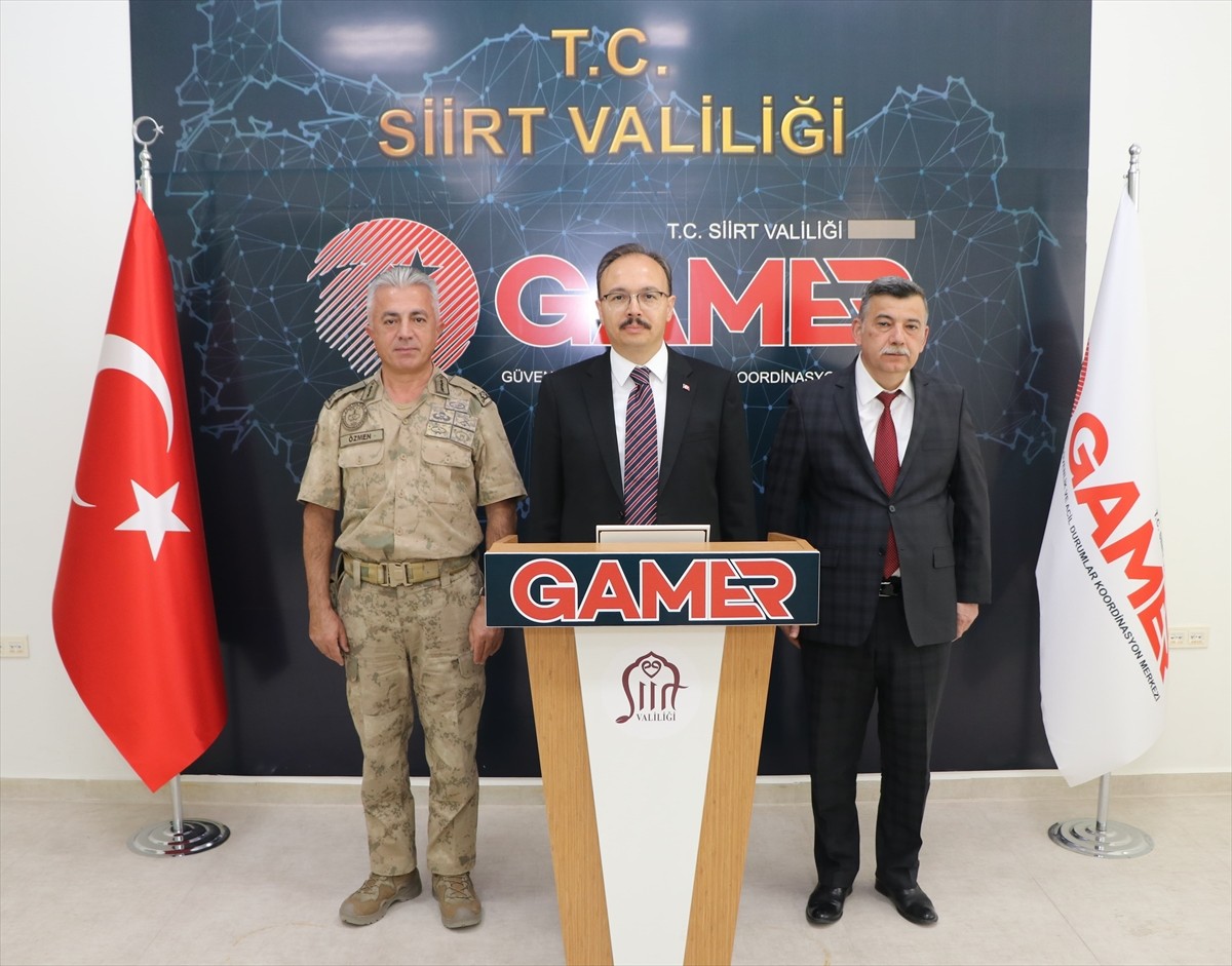 Siirt'te Asayiş ve Güvenlik Durumu Değerlendirildi