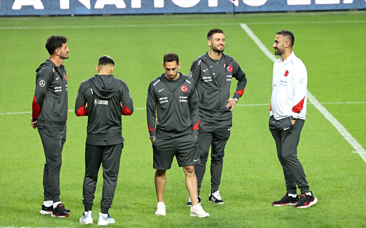 A Milli Futbol Takımı Samsun'a Ulaştı