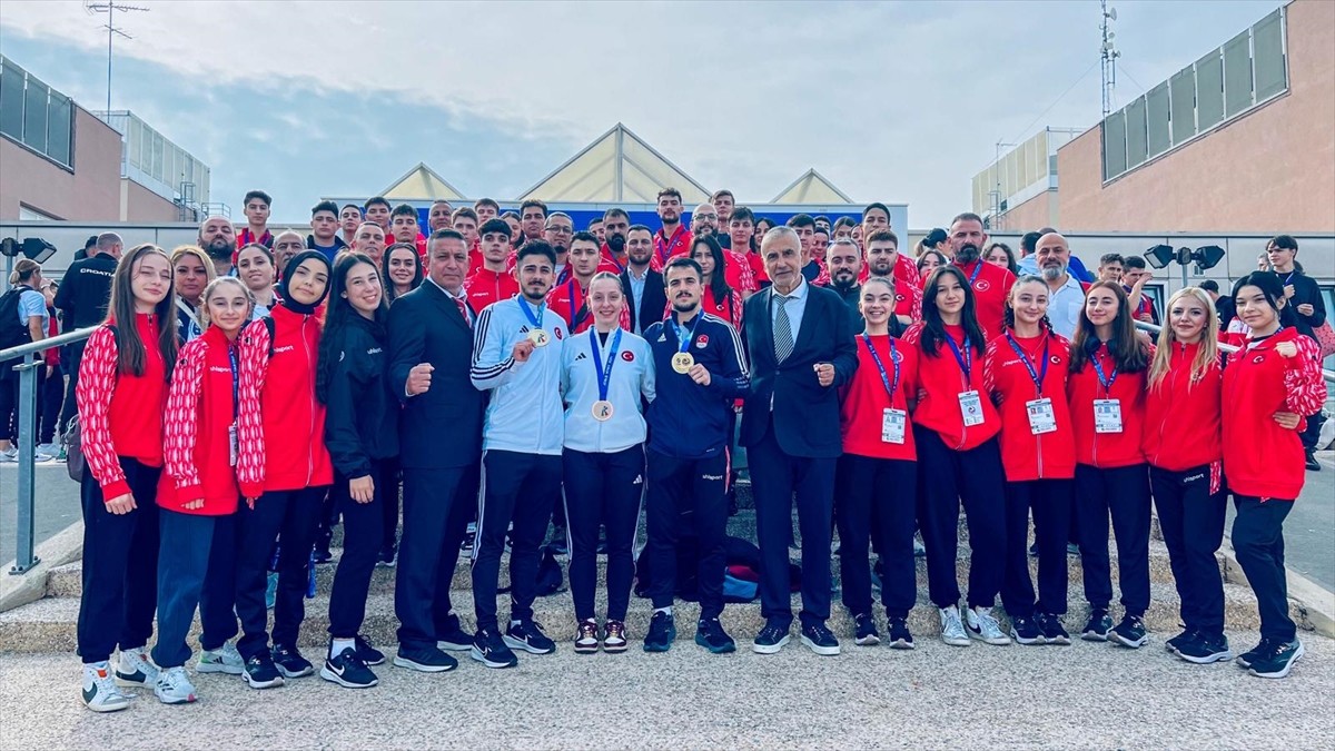 Türkiye Milli Karate Takımı İtalya'dan 5 Madalya ile Döndü