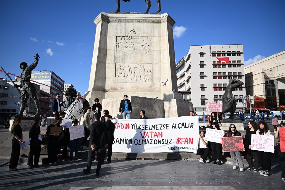 Ankara'da Kadın Cinayetleri Protestosu