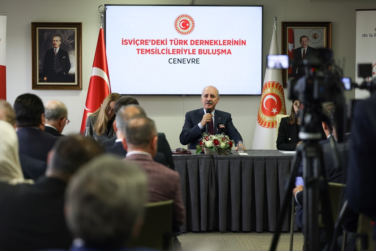 Cenevre'de TBMM Başkanı Kurtulmuş'tan Yeni Anayasa Açıklamaları