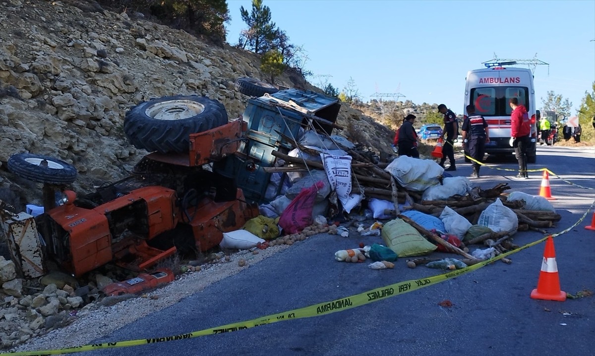 Mersin'de Traktör Kazası: 1 Ölü, 1 Yaralı