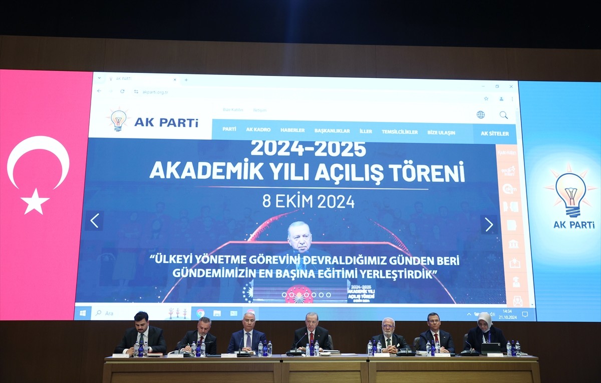 AK Parti MKYK Toplantısı Yapıldı