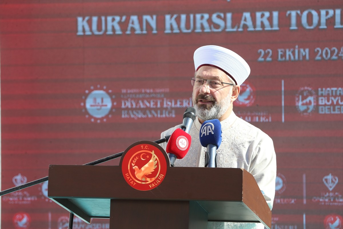 Diyanet İşleri Başkanı Hatay'da Kur'an Kursları Açtı