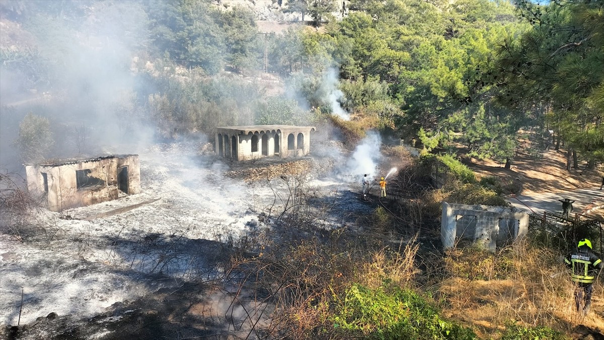 Mersin Anamur'daki Orman Yangını Kontrol Altına Alındı