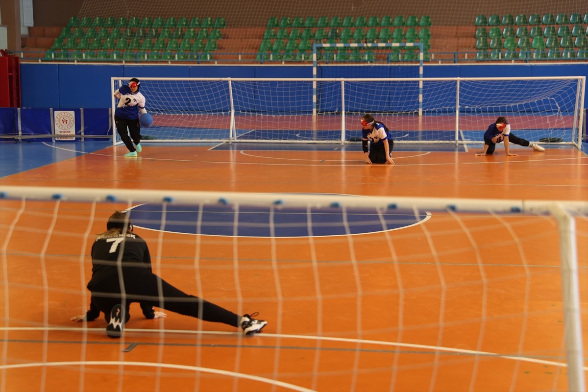 Nevşehir'de Golbol Kadınlar 1. Lig 2. Devre Müsabakaları Başladı