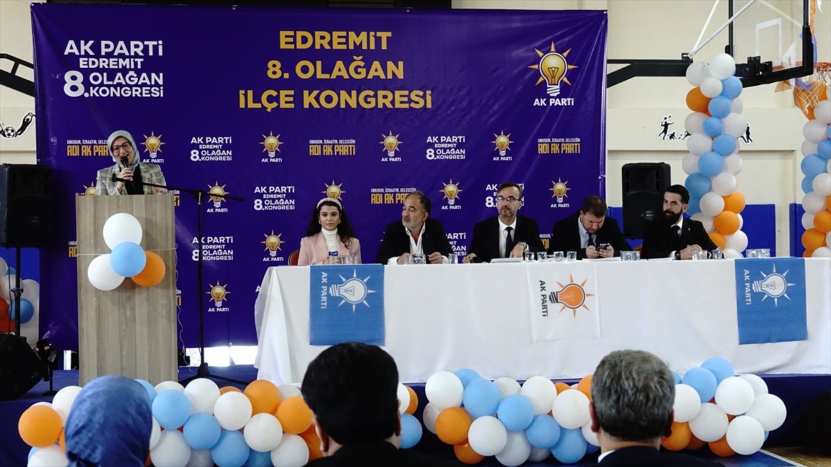 AK Parti Edremit İlçe Kongresi'nde Savunma Sanayisine Vurgu