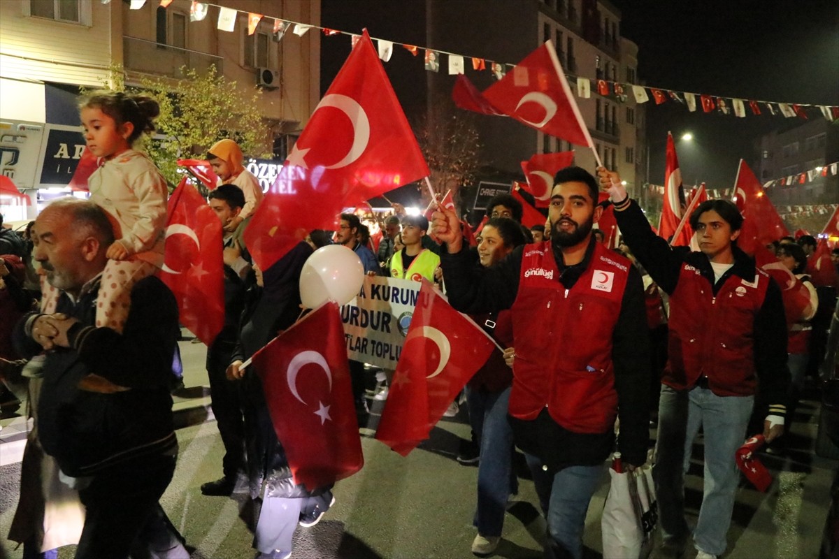 Burdur'da 29 Ekim Cumhuriyet Bayramı Coşkuyla Kutlandı