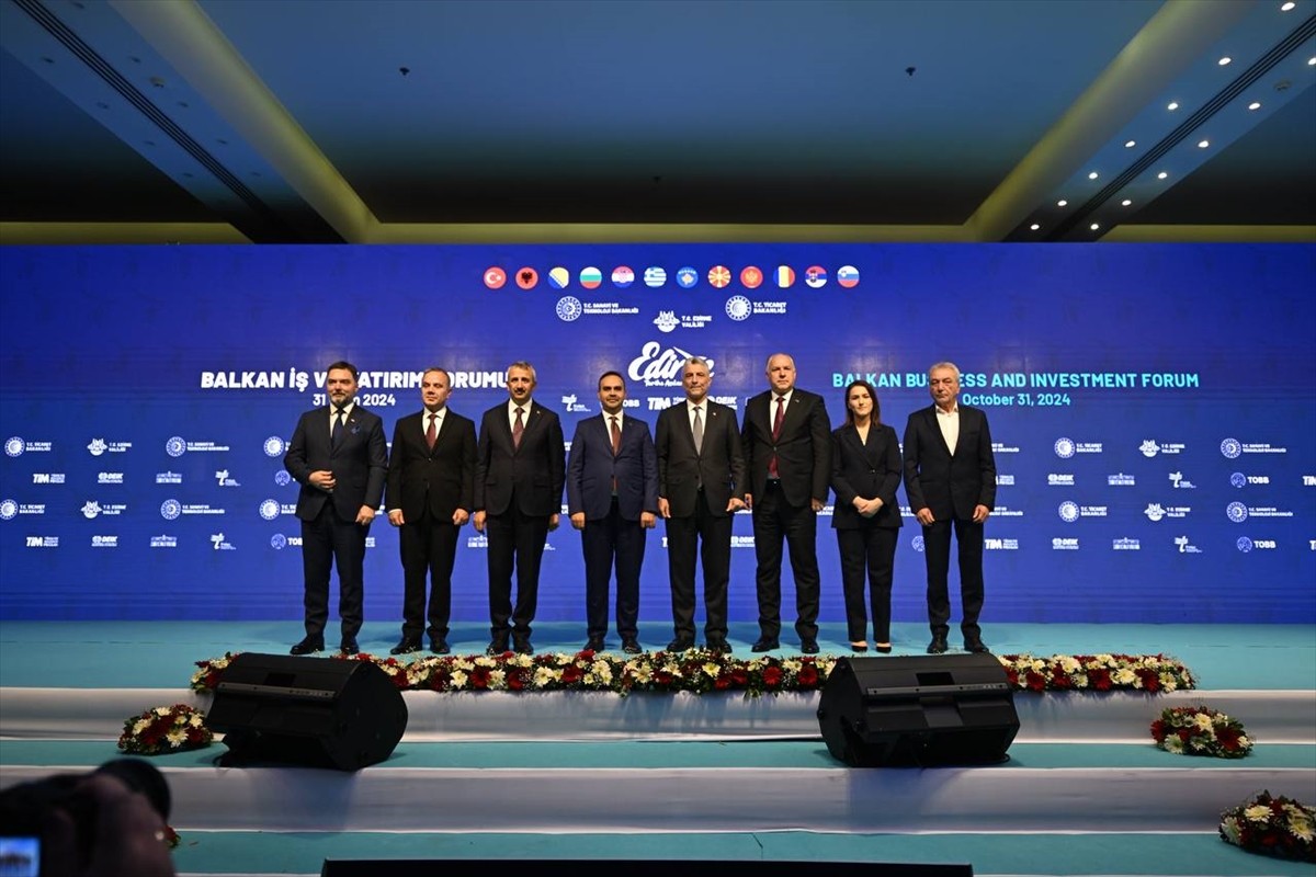 Edirne'de Balkan İş ve Yatırım Forumu'nda Sanayi ve Teknoloji Bakanı Kacır Açıklamalarda Bulundu
