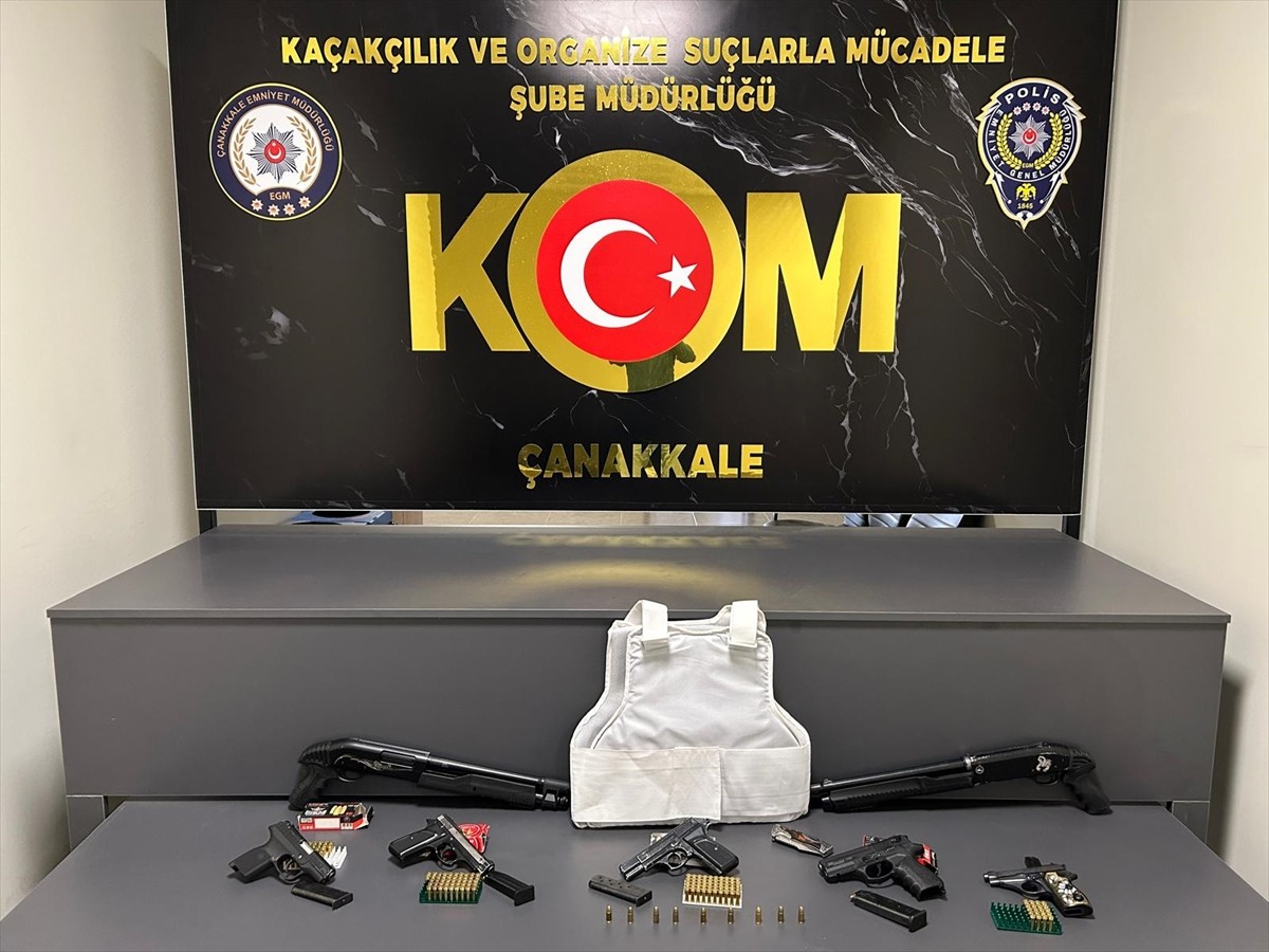 Çanakkale'de Kaçak Silah Ticareti Operasyonu: 6 Gözaltı