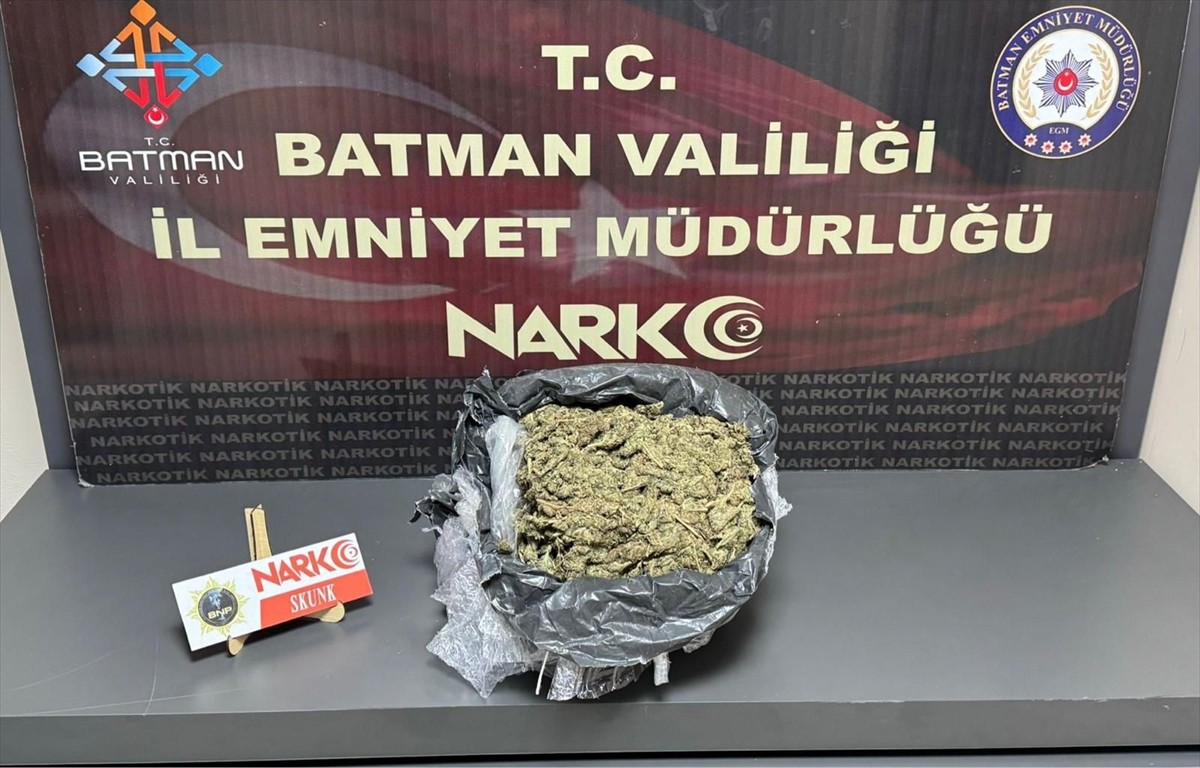 Batman'da Uyuşturucu Operasyonu: 2 Kilo 40 Gram Sentetik Madde Ele Geçirildi