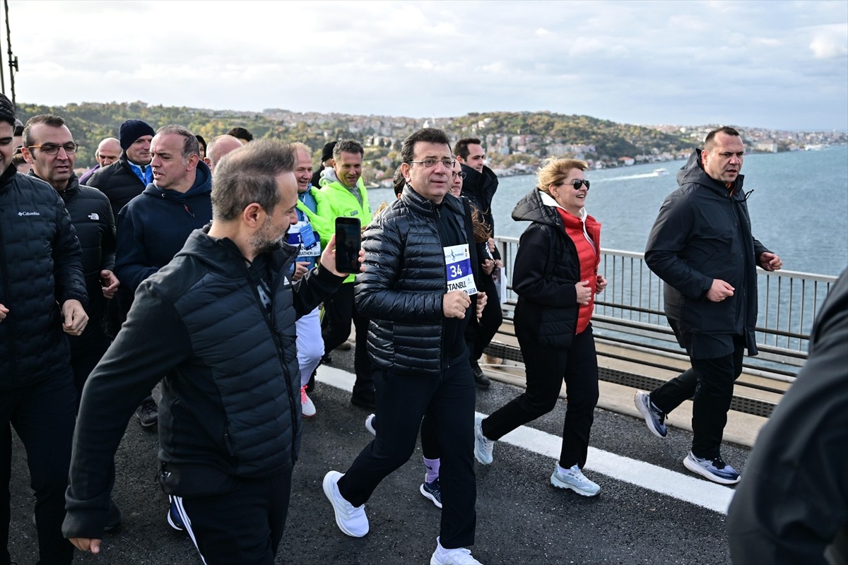 İBB Başkanı İmamoğlu 46. İstanbul Maratonu'na Katıldı