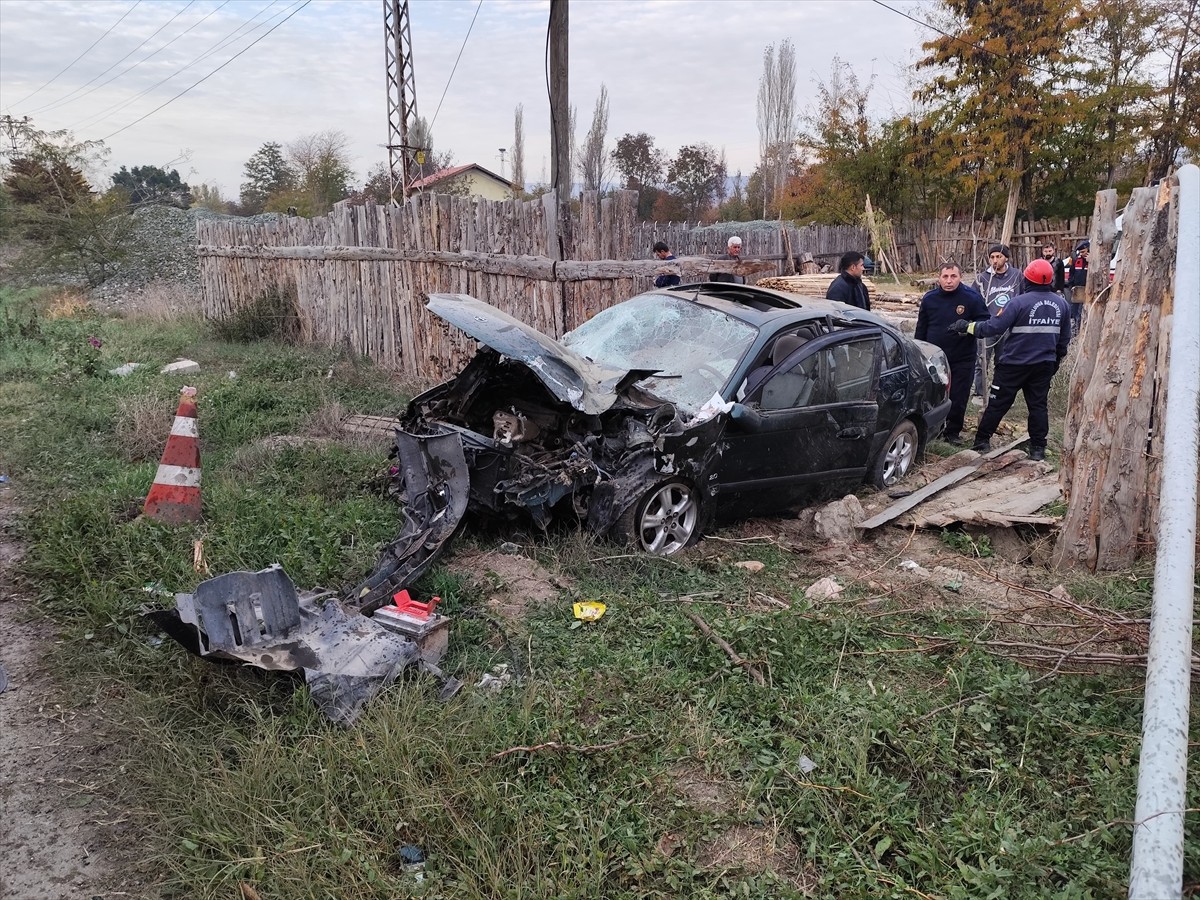 Amasya'da Otomobil Kazası: 4 Yaralı