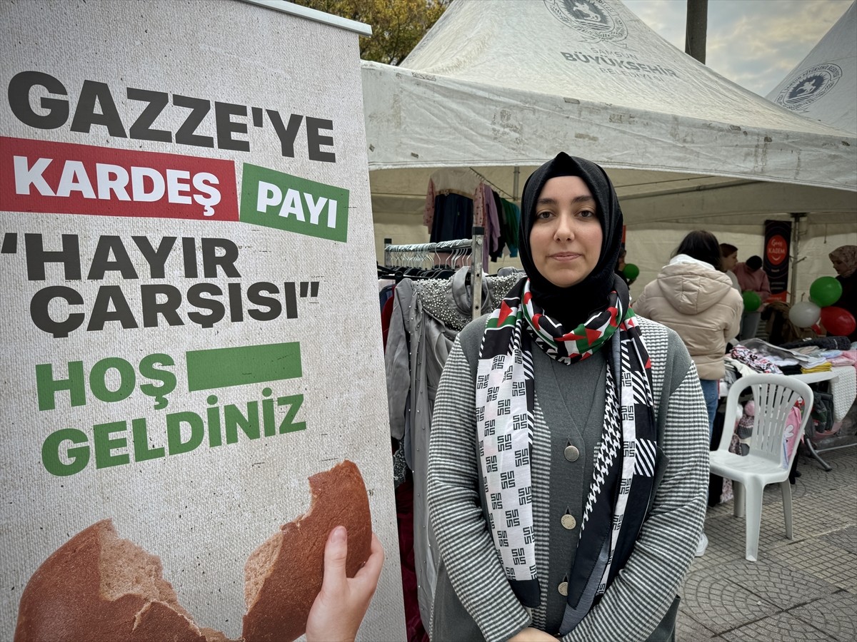 Samsun'da Gazze'ye Destek İçin 'Hayır Çarşısı' Kuruldu