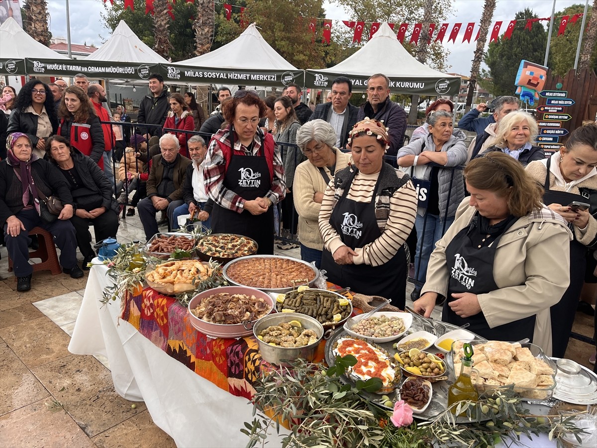 Muğla'da Zeytinyağlı Yemek Yarışması Coşkusu