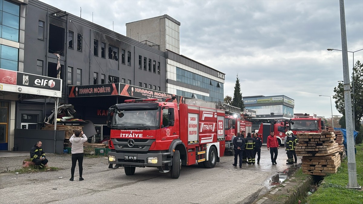 Samsun'daki Mobilya İmalathanesinde Üçüncü Yangın