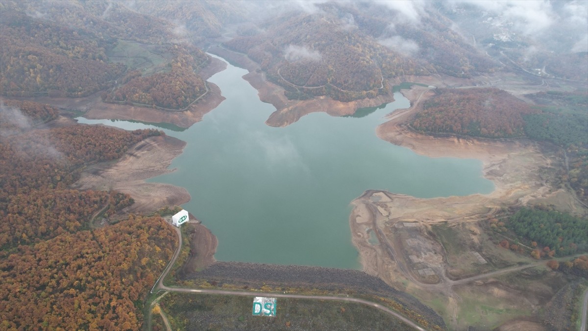 Yalova'da Gökçe Barajı'nda Su Seviyesi Kritik Düzeye İndi