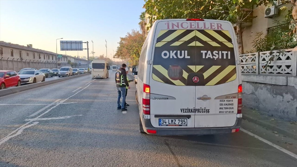 İstanbul'da Öğrenci Servislerine Denetim