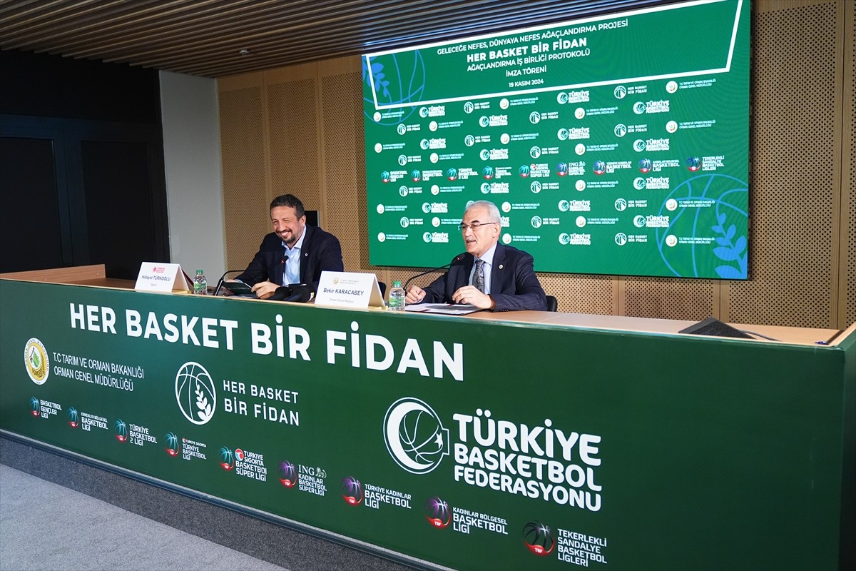 TBF ve Orman Genel Müdürlüğü'nden Ağaçlandırma Projesi: Her Basket Bir Fidan