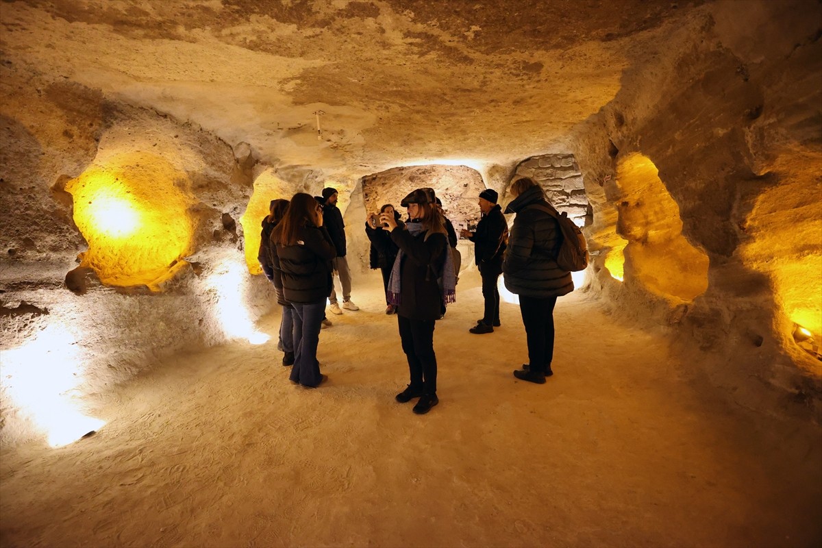 Kapadokya Yeraltı Şehirleri 10 Ayda 1 Milyonun Üzerinde Turist Ağırladı