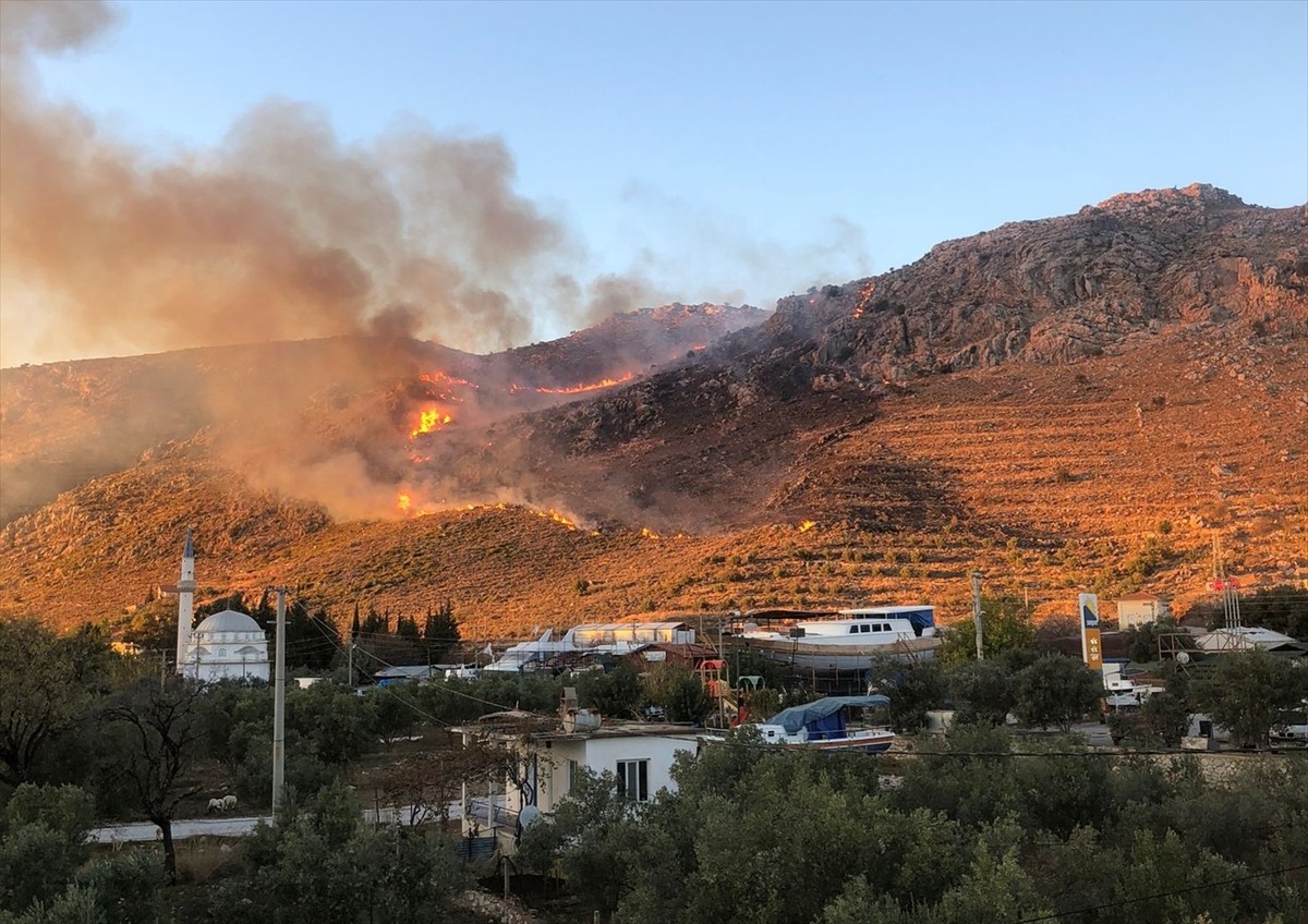 Muğla'da Makilik Alanda Yangın Kontrol Altına Alındı